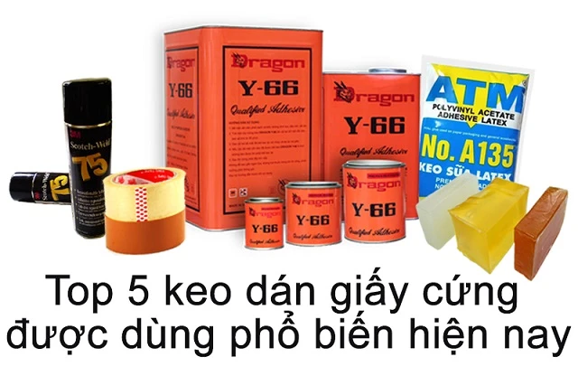 (Chọn lọc) 5 Loại keo dán giấy cứng chất lượng tốt nhất hiện nay