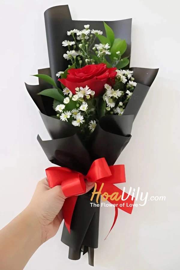 Chia sẻ cách bó hoa 1 bông 22helo88 mà cực đẹp