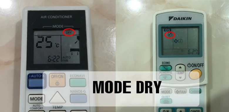 MODE là gì trong điều hòa? Ký hiệu các chế độ bật MODE điều hòa