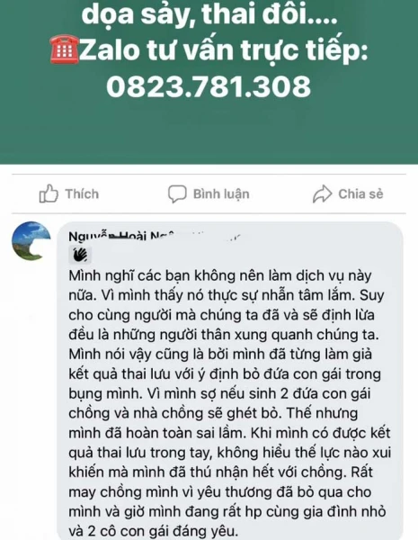 Mua giấy khám thai giả dễ như mua rau