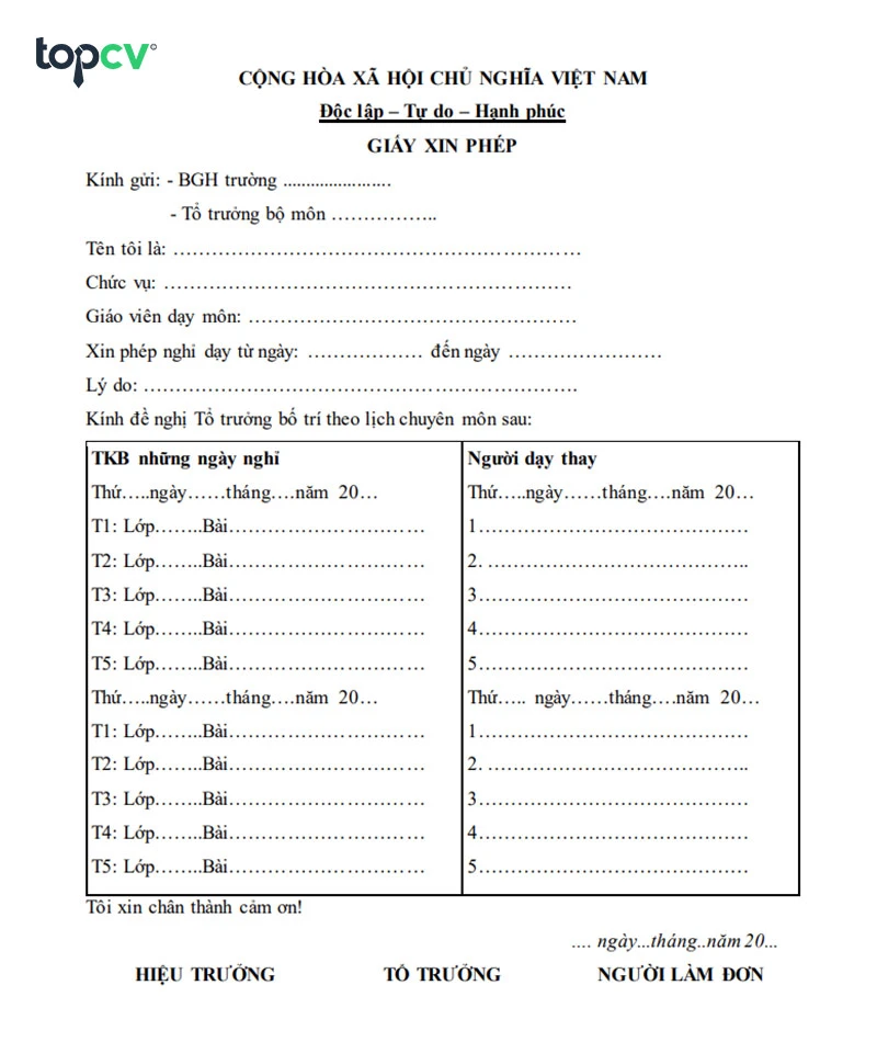 Tổng hợp các mẫu đơn xin nghỉ phép 33hello88 2024 (tải miễn phí)