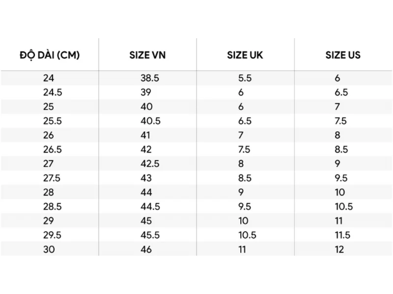 Cách đo size giày Nike 22helo88, chính xác nhất