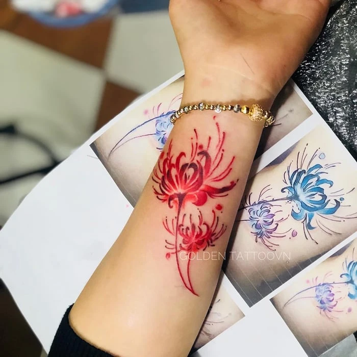 Khám Phá Hơn 50 Mẫu Hình Xăm Hoa Bỉ Ngạn Đẹp Nhất