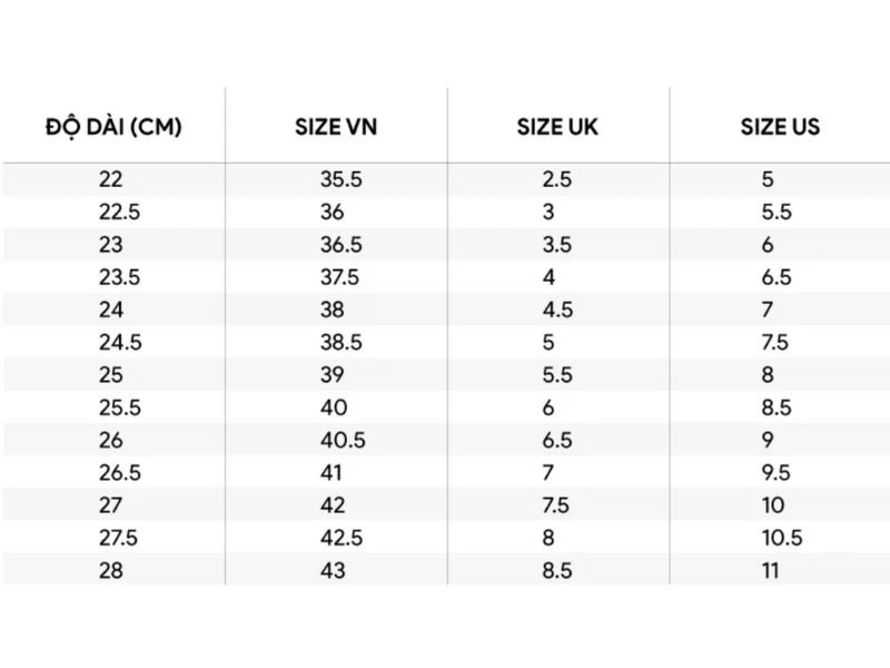 Cách đo size giày Nike 22helo88, chính xác nhất