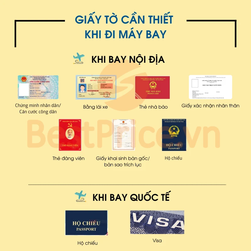 Đi máy bay cần giấy tờ gì? Tổng hợp quy định MỚI NHẤT 2024