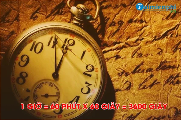 1 giờ bằng 33hello88 giây, cách đổi ngày, giờ, phút ra giây