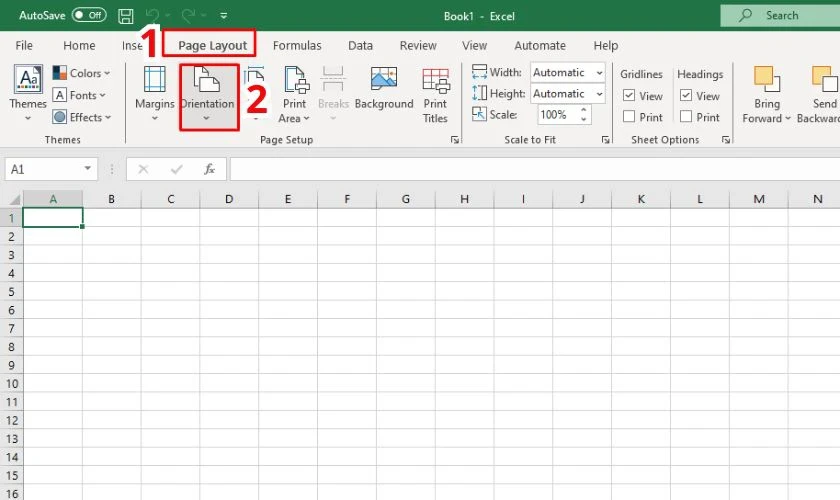 hello8862 com cách in Excel vừa trang giấy A4