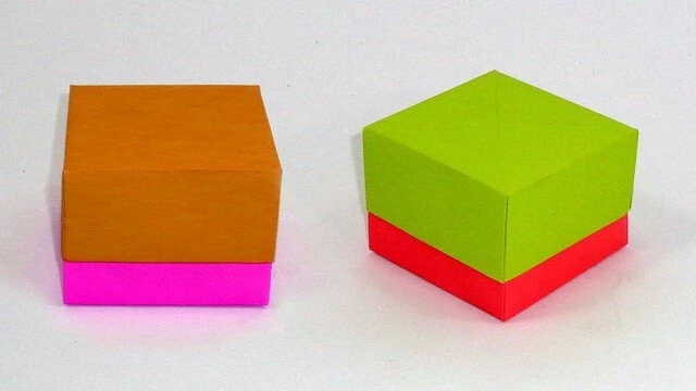 5 Cách làm hộp giấy, gấp hộp giấy 22helo88 theo từng bước