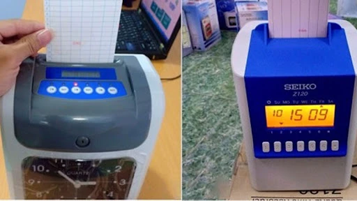 Tổng hợp top 5 máy chấm công thẻ giấy phổ biến nhất 2024