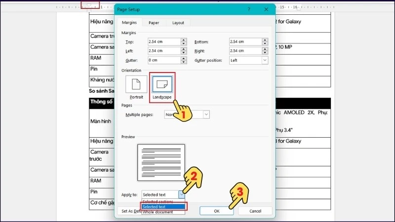 4 cách chỉnh trang ngang, dọc trong Word cực nhanh, 22helo88 - Thegioididong.com