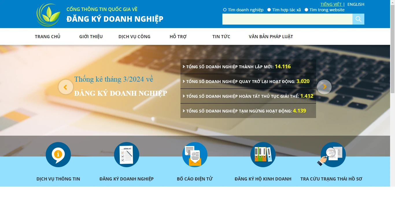 hello8862 com tra cứu đăng ký kinh doanh mới nhất hiện nay