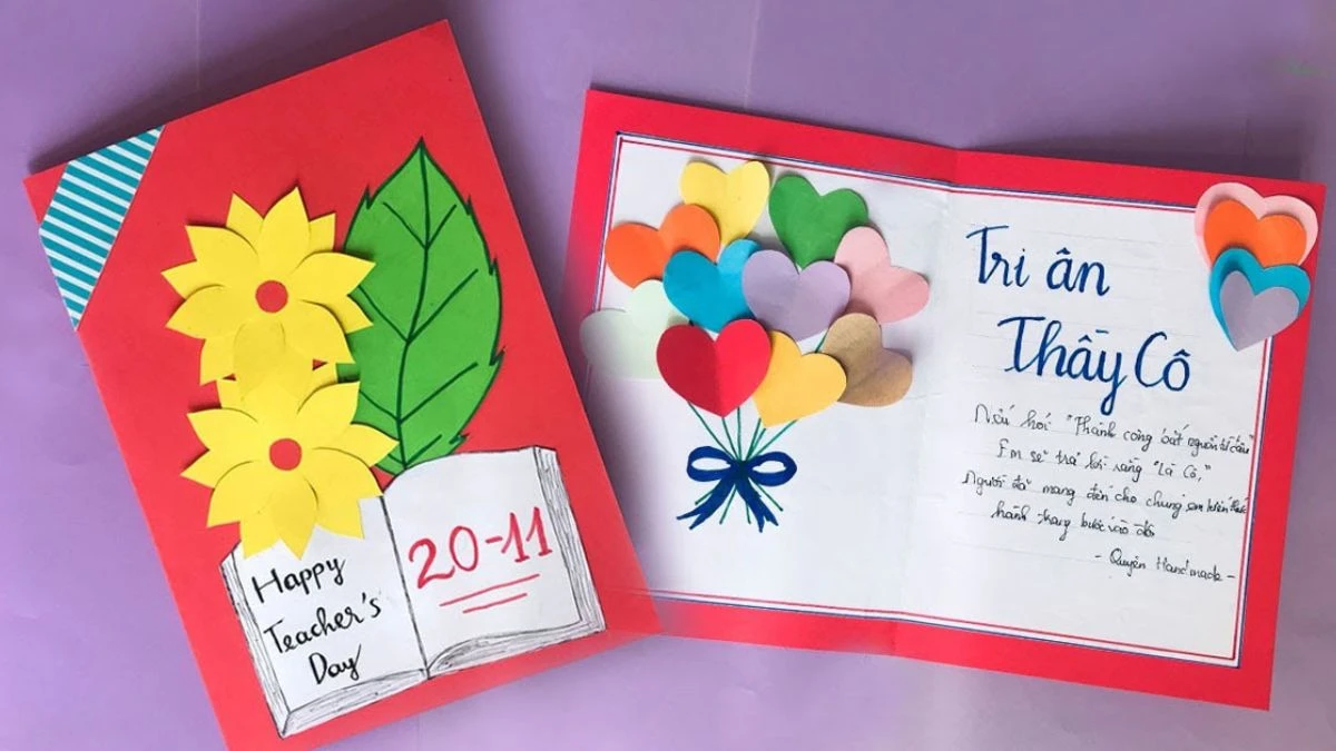 12+ cách làm thiệp 20/11 sáng tạo, 22helo88 và đẹp nhất 2024