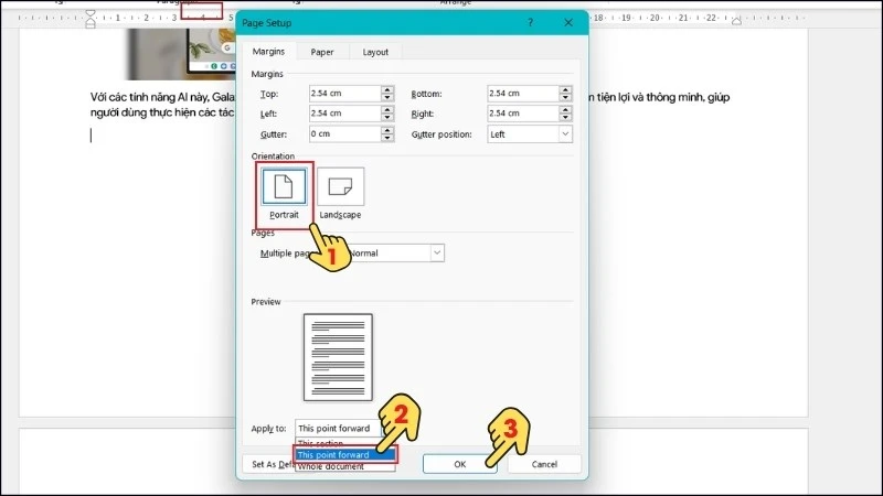 4 cách chỉnh trang ngang, dọc trong Word cực nhanh, 22helo88 - Thegioididong.com