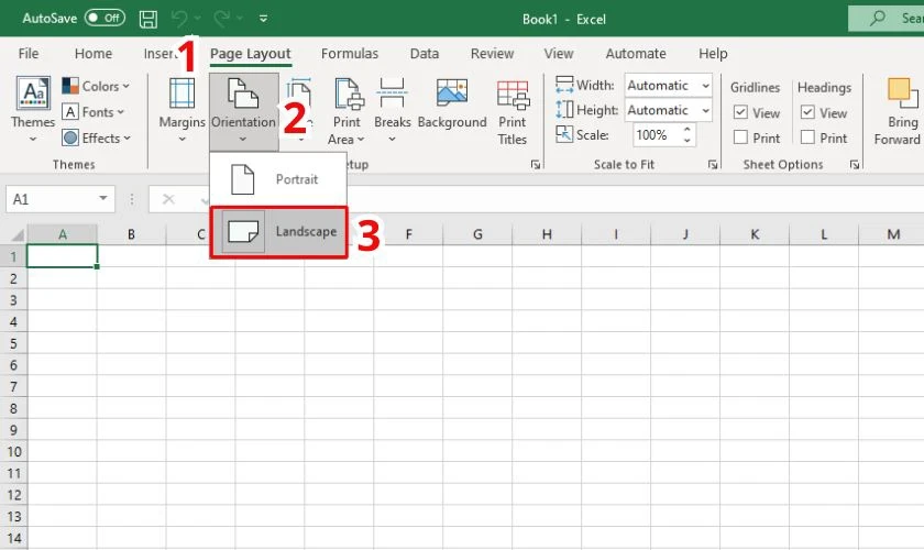 hello8862 com cách in Excel vừa trang giấy A4