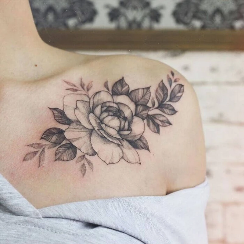 Hình xăm hoa mẫu đơn và ý nghĩa tuyệt vời cho nam nữ
