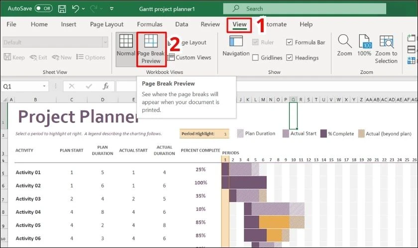 hello8862 com cách in Excel vừa trang giấy A4
