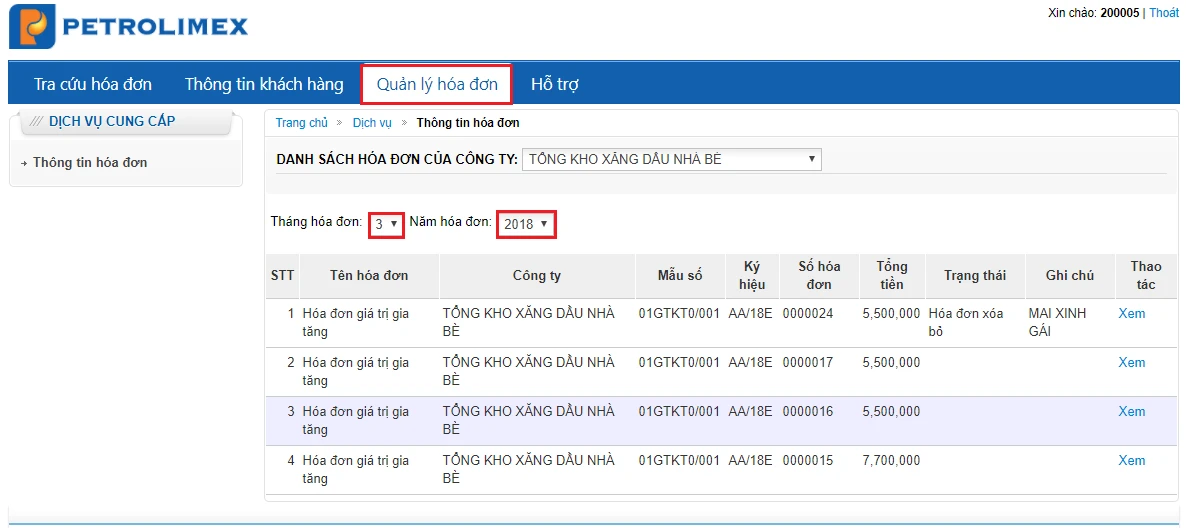 hello8862 com tra cứu hóa đơn điện tử :: Thông tin hoạt động SXKD :: Petrolimex (PLX) - Tập đoàn Xăng dầu heloo88