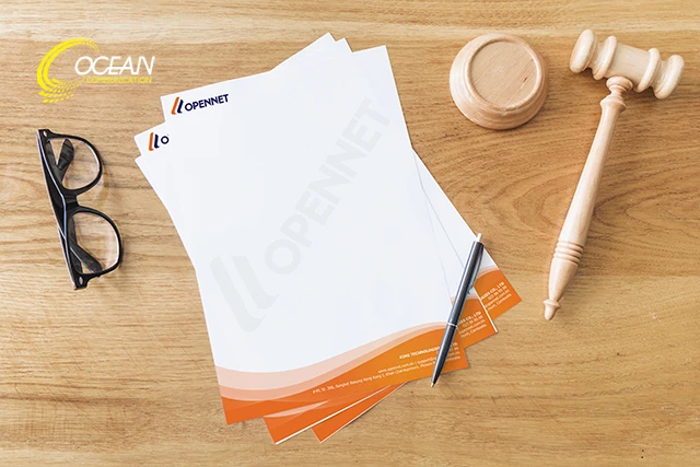 In Giấy Tiêu Đề Thư - In Letter Head - Chất lượng - Giá rẻ