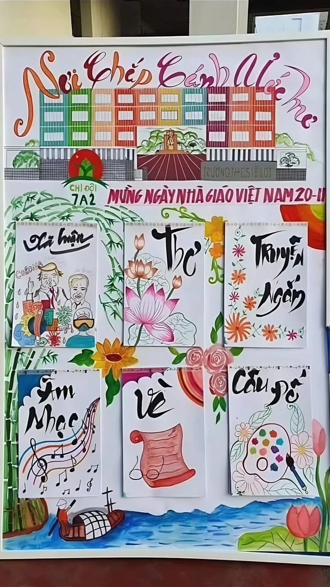 100+ mẫu báo tường 20/11 đoạt giải, 22helo88, đẹp nhất 2024