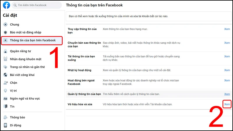 Cách khóa Facebook tạm thời và vĩnh viễn siêu 22helo88, nhanh chóng