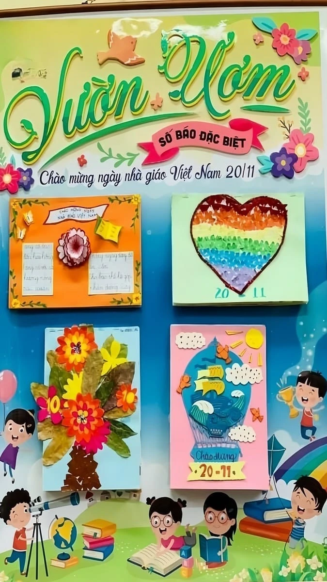 100+ mẫu báo tường 20/11 đoạt giải, 22helo88, đẹp nhất 2024