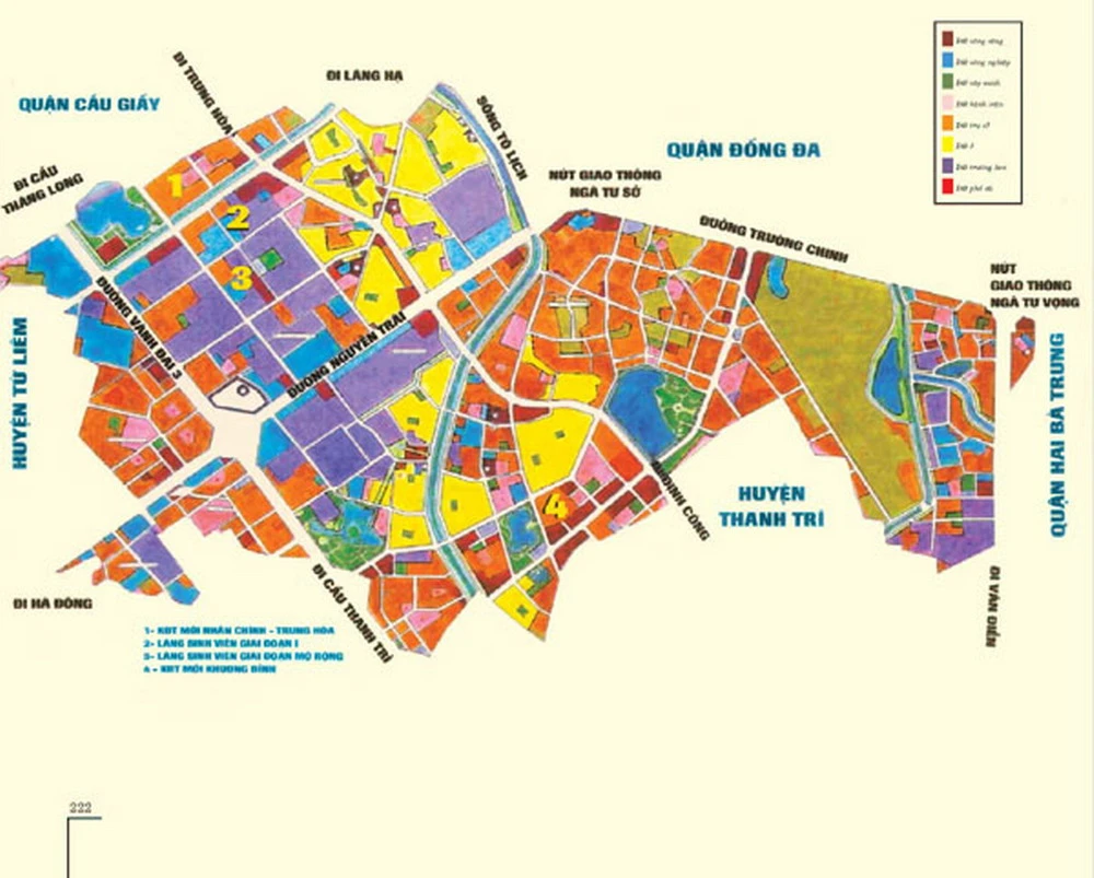 Bản Đồ Quận Thanh Xuân Hà Nội