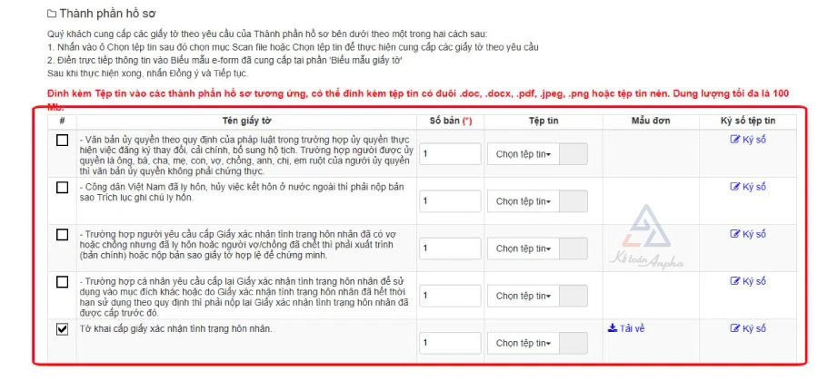 hello8862 com cách xin giấy xác nhận tình trạng hôn nhân Online