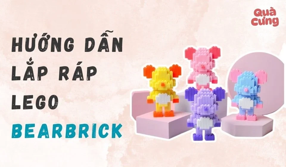hello8862 com lắp Lego Bearbrick 55cm cho mọi lứa tuổi