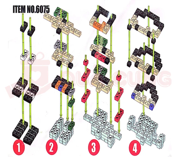 [KÈM ẢNH] Giấy hướng dẫn lắp lego nhân vật Ace One Piece - Quà Cưng