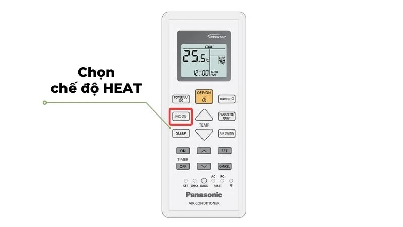 Chế độ Heat của điều hòa là gì? hello8862 com chi tiết cách sử dụng
