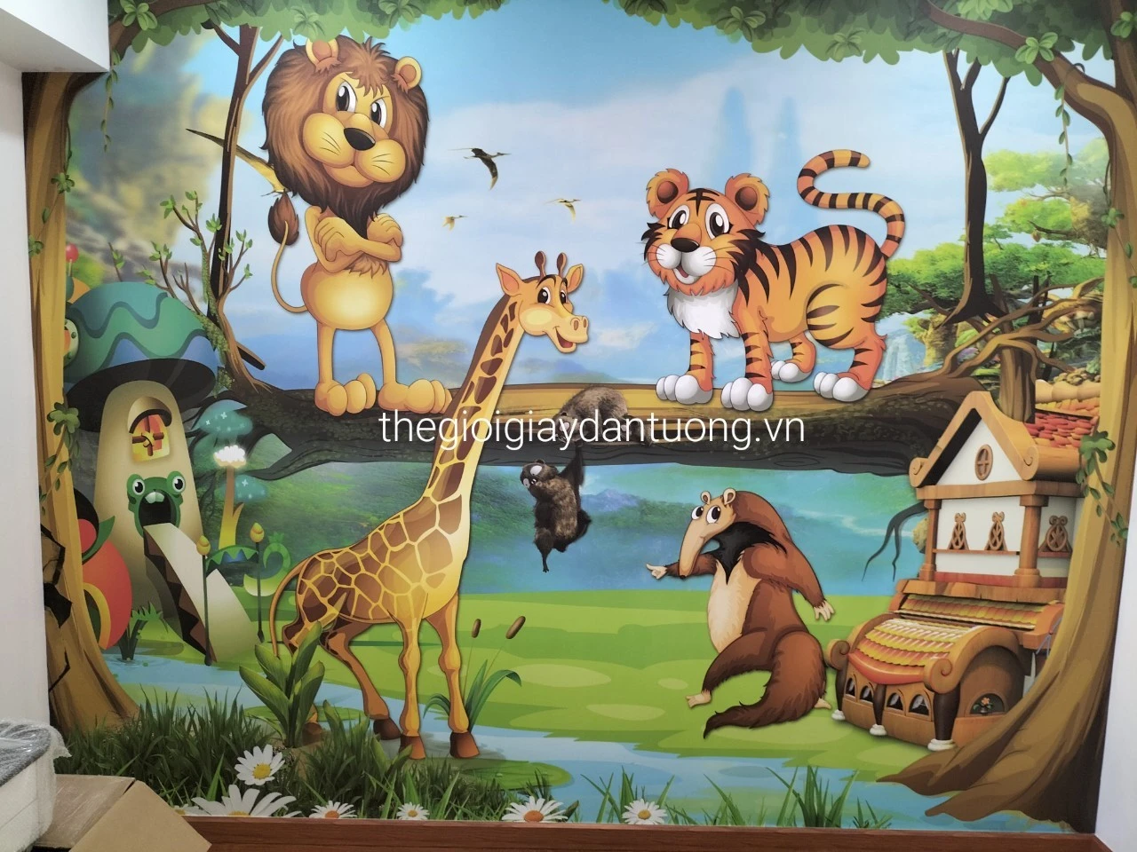 Quy trình thi công giấy dán tường 22helo88 nhất