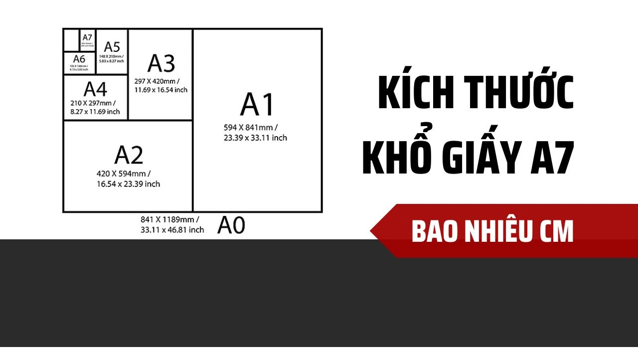 Size khổ giấy a7 là 33hello88 cm?