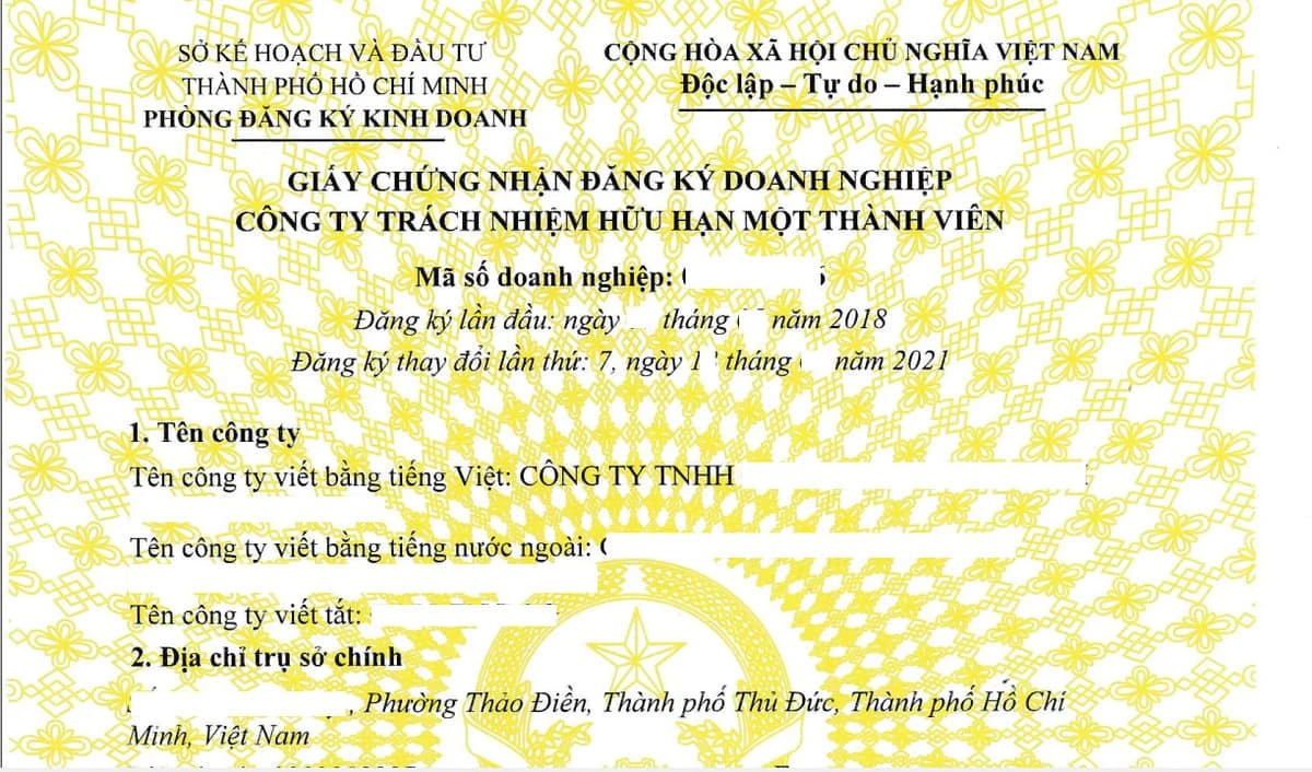 Mẫu giấy đăng ký kinh doanh mới nhất [ Cập nhật 2025]