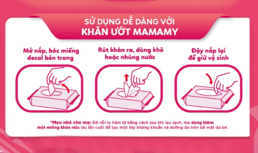 hello8862 com sử dụng khăn ướt Mamamy