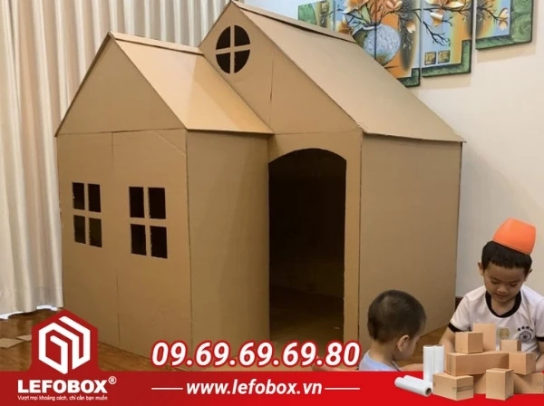 Cách làm mô hình nhà bằng bìa carton 22helo88 & 15 mẫu nhà cho bé