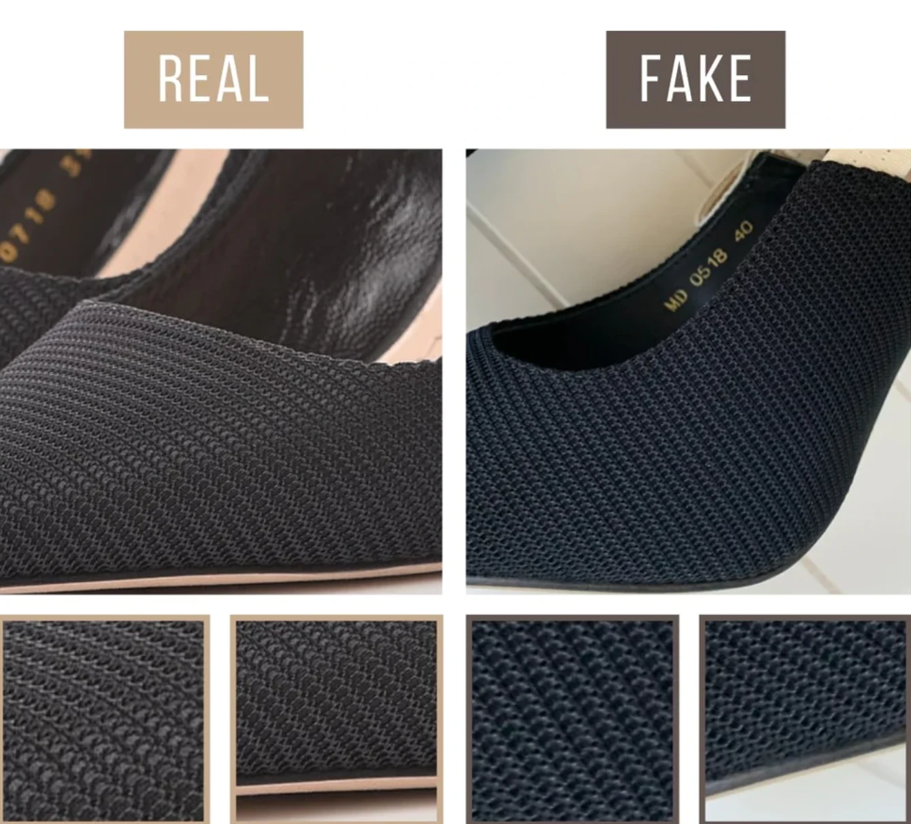 Soi đồ hiệu: 8 bước quan trọng để phân biệt giày cao gót Dior J'Adior Slingback real và fake