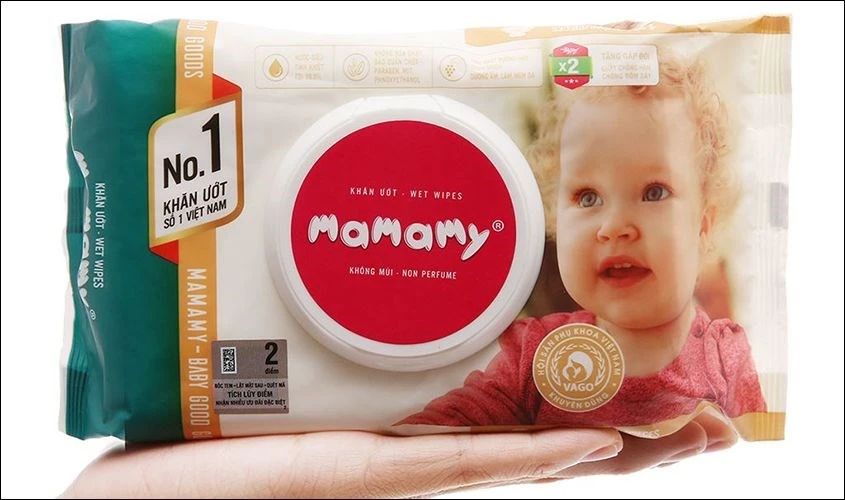 5 sản phẩm Khăn ướt Mamamy