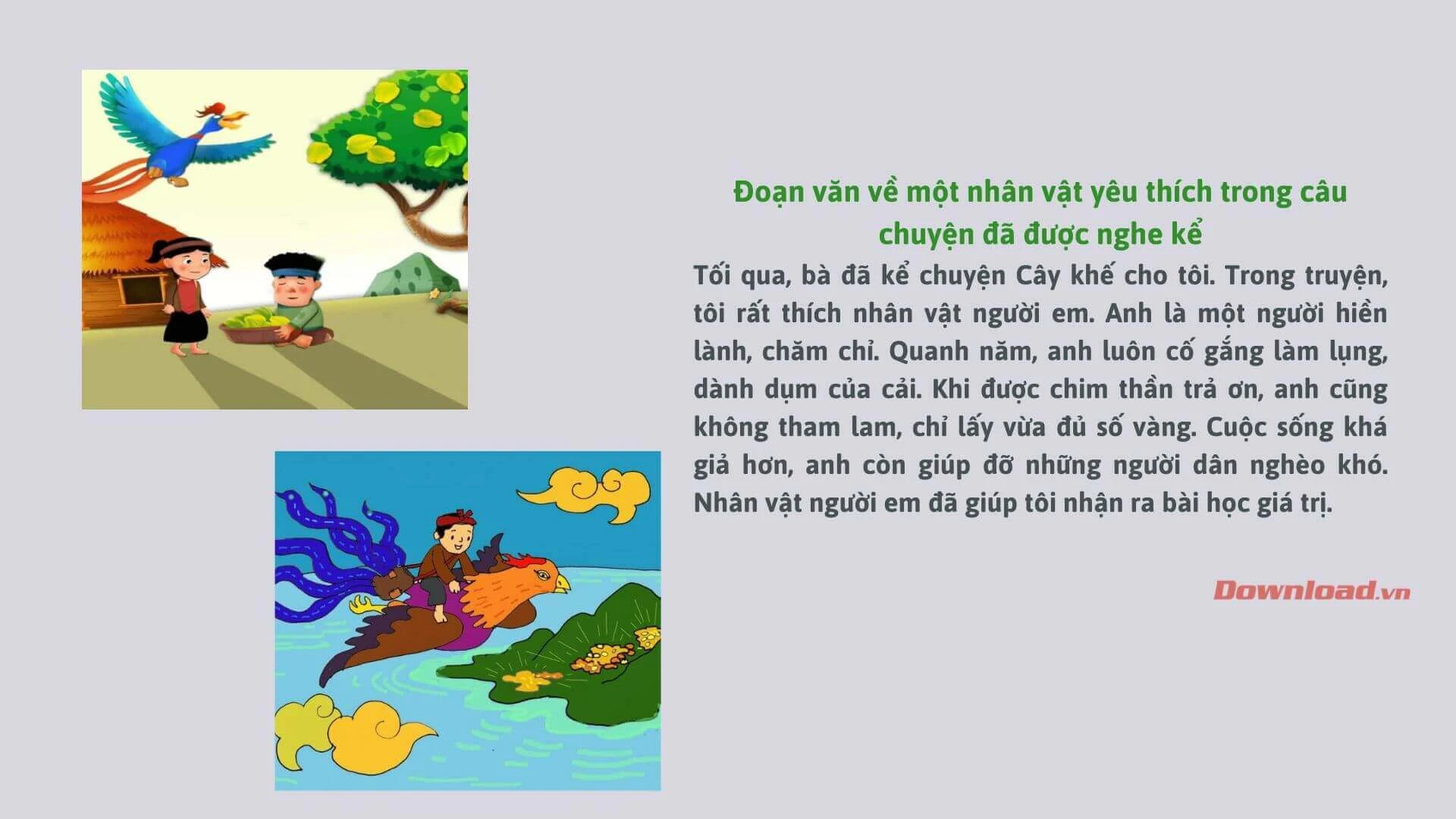 Viết đoạn văn về nhân vật helo88.vina lớp 3 ngắn gọn