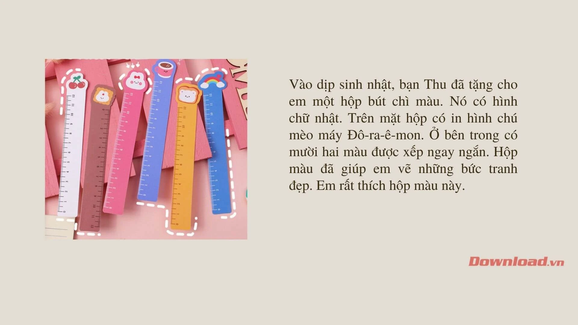 Hãy viết 4 - 5 câu tả một đồ vật mà em helo88.vina (80 mẫu) Tập làm văn lớp 2